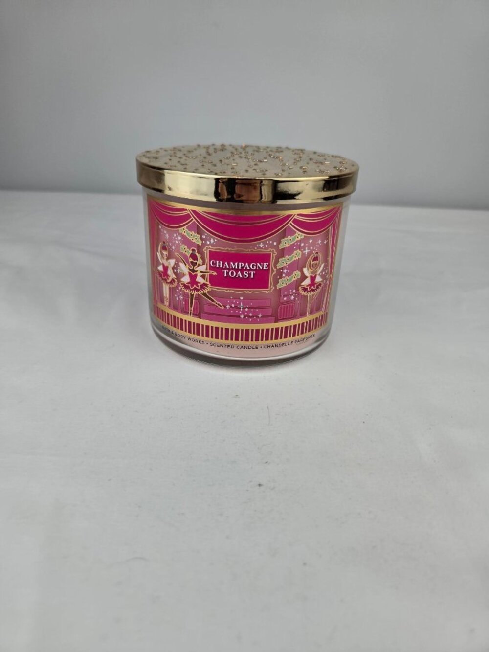 Bath & Body Works Champagne Toast 3-Wick Candle 14.5 oz NEW